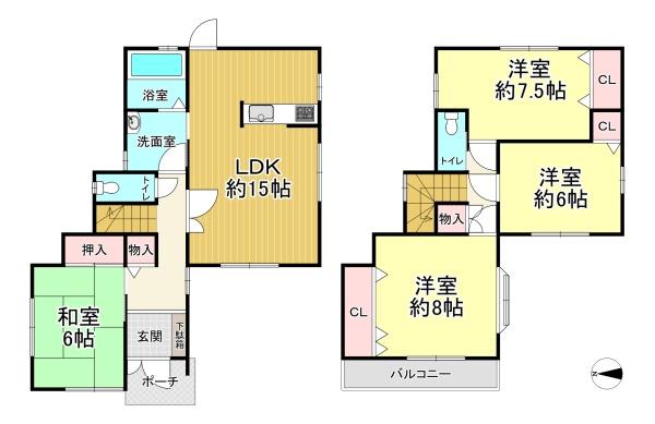 堺市西区上の中古一戸建て