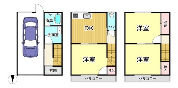 大阪市西成区梅南１丁目　中古戸建