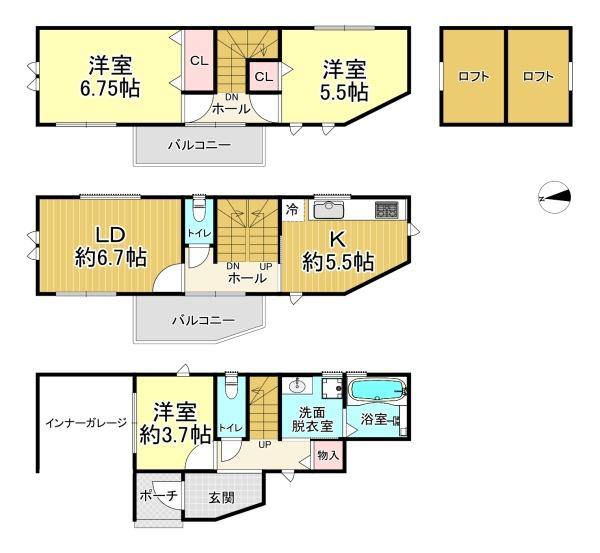 堺市西区神野町1丁 中古戸建