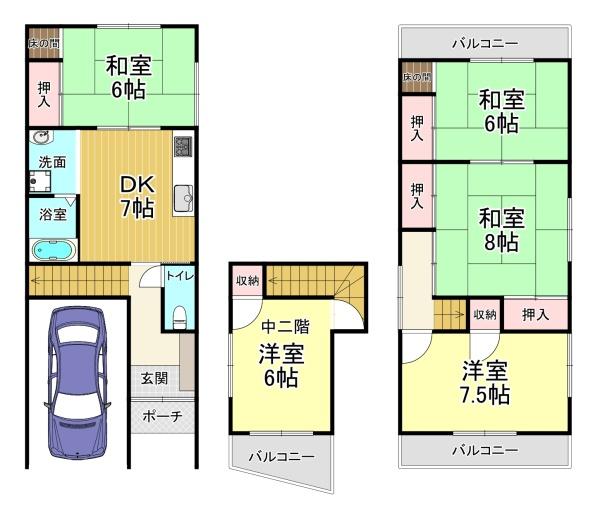 堺市堺区石津町３丁　中古戸建