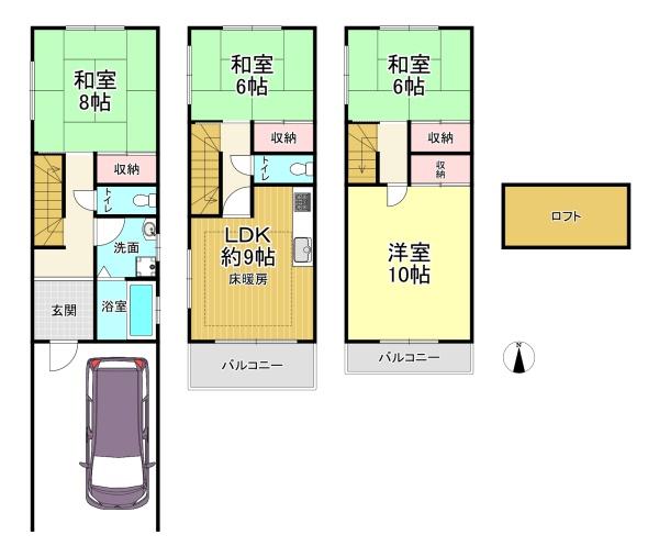 大阪市住之江区粉浜１丁目　中古戸建