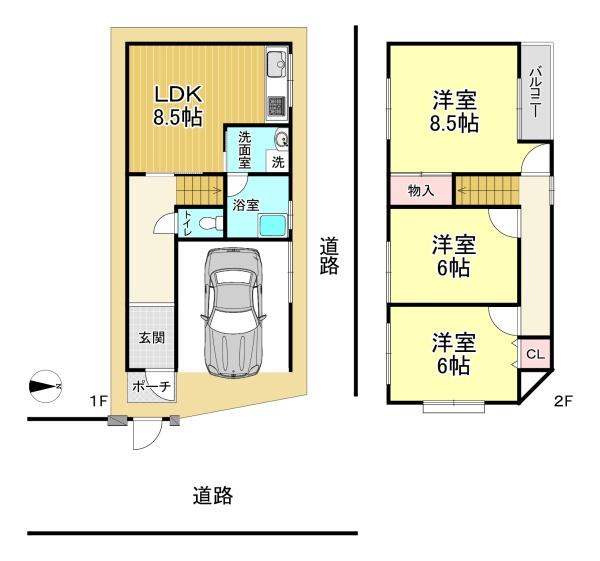 大阪市住吉区東粉浜３丁目の中古一戸建て