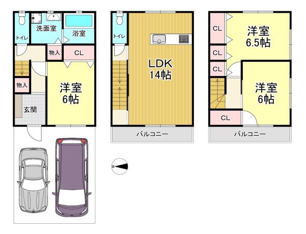 大阪市東住吉区今川２丁目の中古一戸建