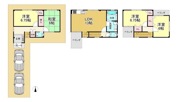 堺市堺区浅香山町１丁　中古戸建