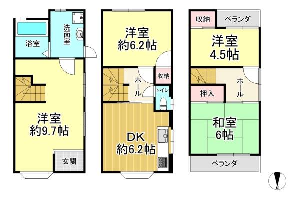 大阪市西成区千本北２丁目　中古戸建