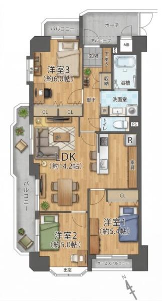 シャルマンフジ住之江公園アミューゼ
