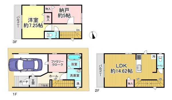 大阪住之江区西住之江３丁目　A号棟