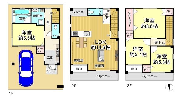 大阪市西成区千本北２丁目　中古戸建