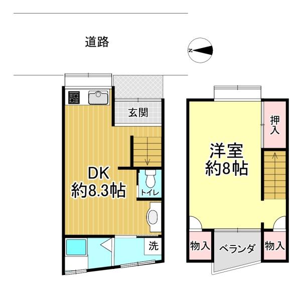 大阪市住吉区東粉浜１丁目の中古テラスハウス