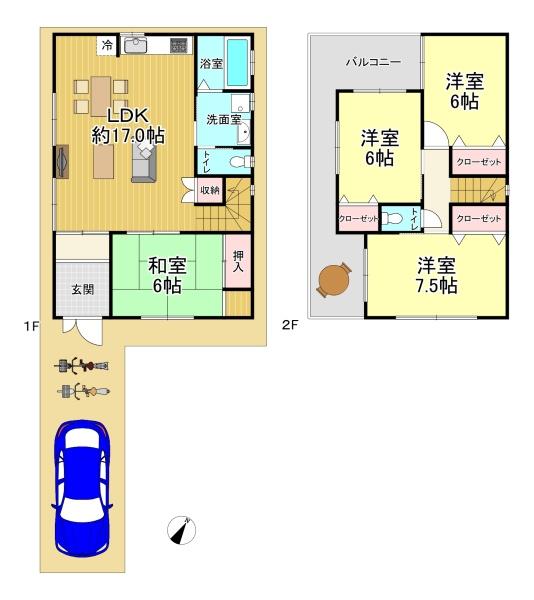 大阪市住之江区平林南２丁目の中古一戸建て