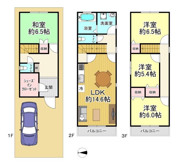 大阪市西成区南津守２丁目の中古一戸建て