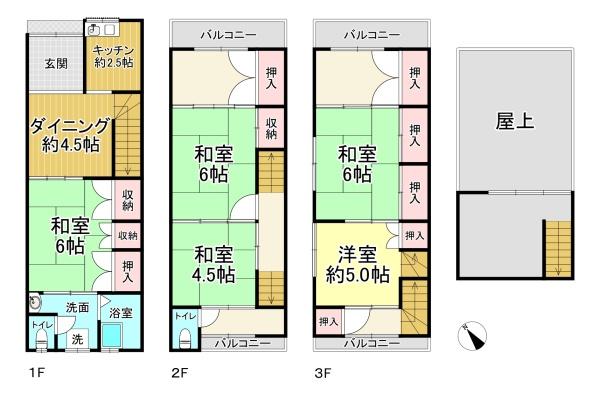 大阪市阿倍野区天王寺町北２丁目　中古戸建