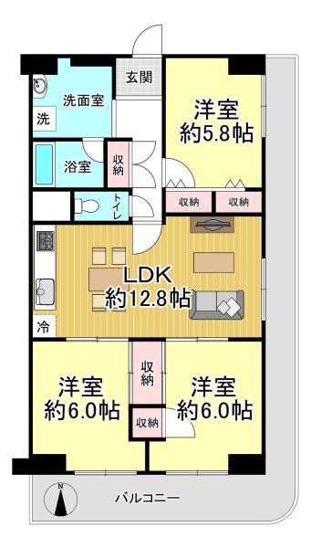 帝塚山グリーンハイツA棟