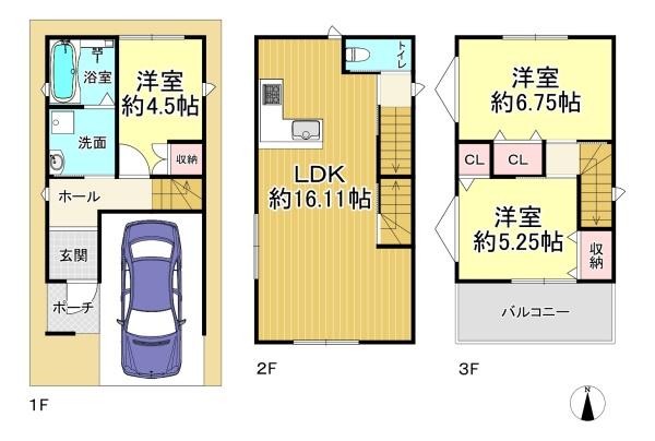 大阪市住吉区大領２丁目　新築戸建