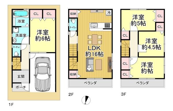 大阪市住之江区東加賀屋４丁目の中古一戸建て