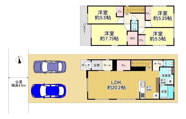 堺市西区堀上緑町２期１号棟　新築戸建