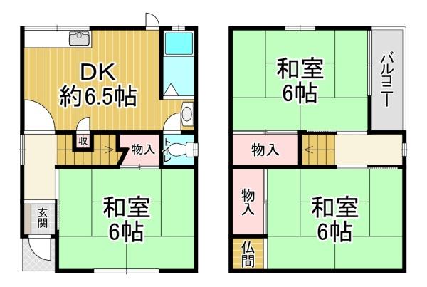 大阪市東住吉区今川６丁目の中古一戸建