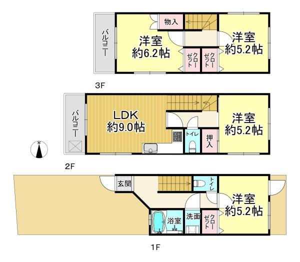 堺市西区浜寺石津町中３丁の中古一戸建て