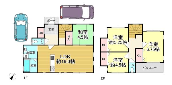 堺市西区菱木２丁の中古一戸建て
