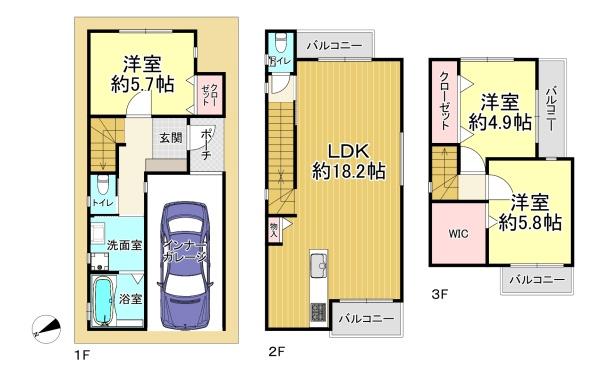 堺市西区鳳南町５丁の中古一戸建て