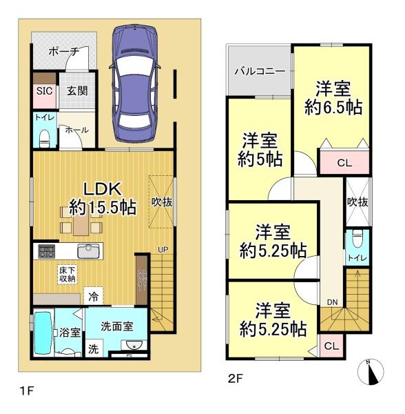 堺市堺区南向陽町１期１号棟　新築戸建