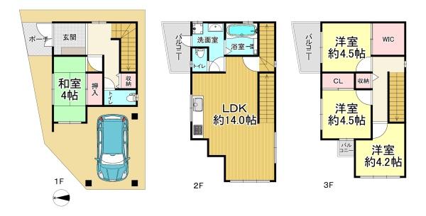 大阪市住之江区安立３丁目の中古一戸建て