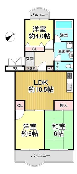 エメラルドマンション南津守Ｂ棟