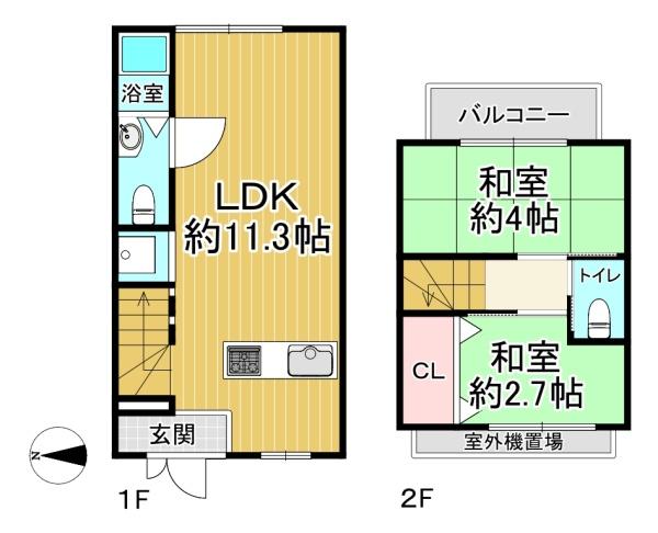 大阪市住之江区浜口東２丁目の中古一戸建て