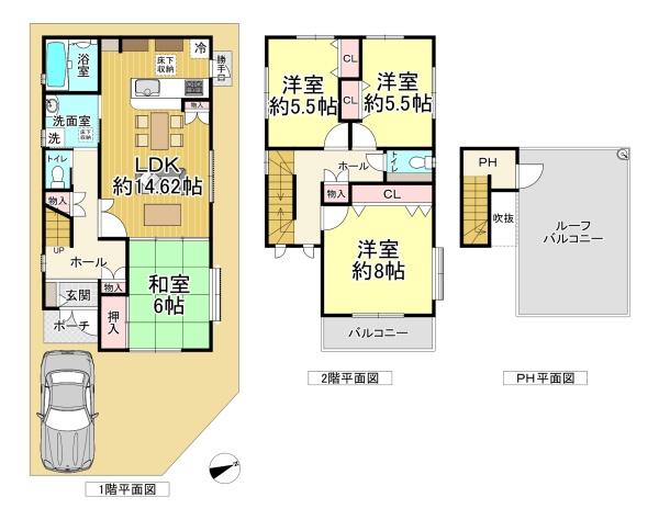 堺市西区浜寺元町６丁の中古一戸建