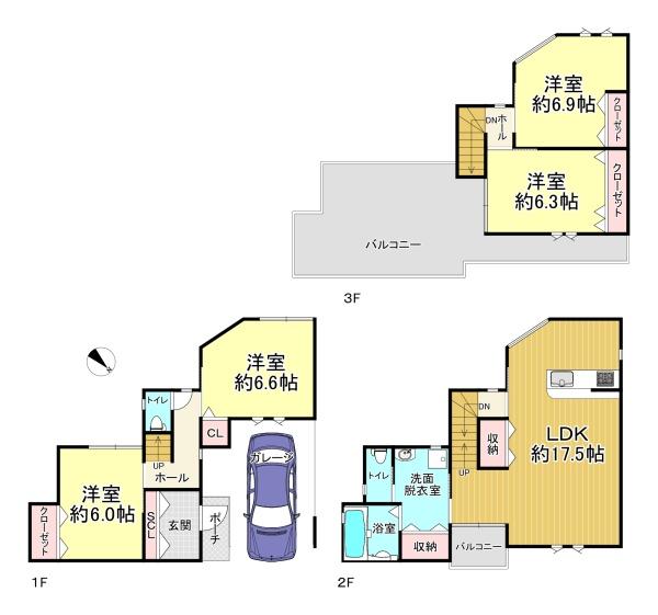 堺市西区上野芝向ヶ丘町６丁　新築戸建