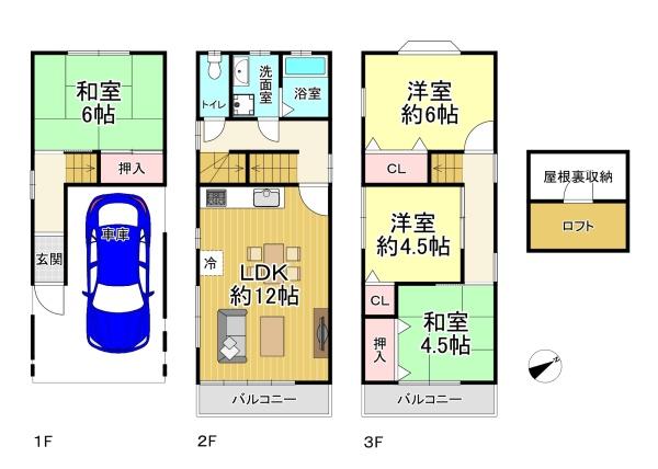 大阪市住之江区新北島４丁目の中古一戸建て