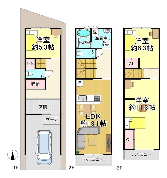 大阪市住之江区南加賀屋４丁目の中古一戸建て