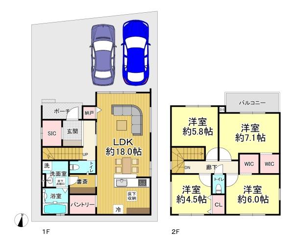 堺市西区原田１期１号棟　新築戸建