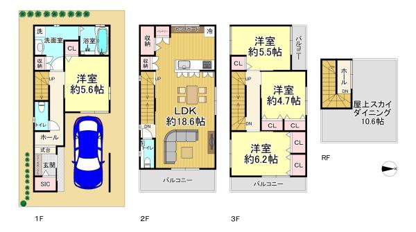 堺市堺区中安井町２丁　新築戸建