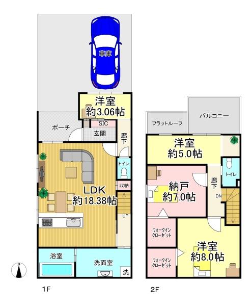 大阪市住吉区東粉浜２丁目の中古一戸建て