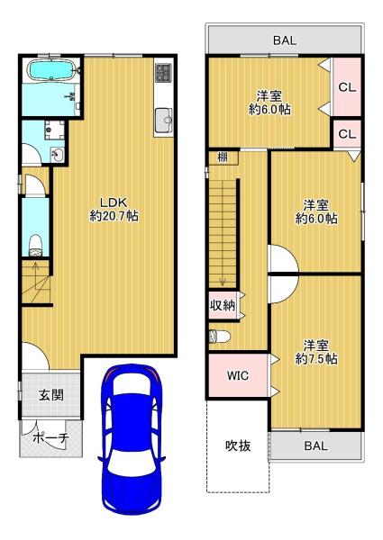 大阪市住吉区清水丘２丁目の中古一戸建