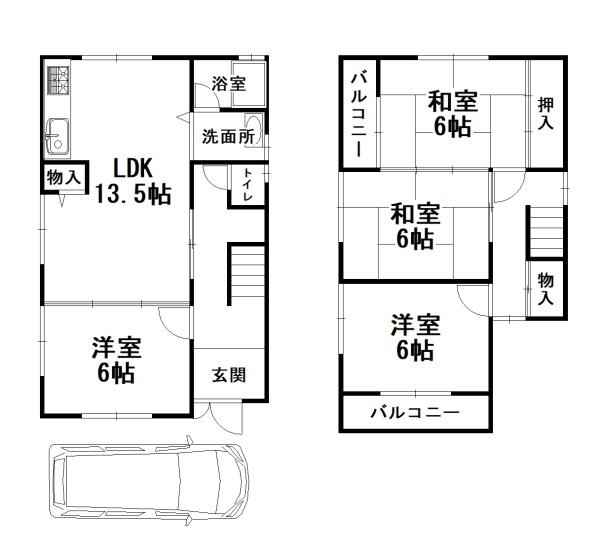 堺市西区上の中古一戸建て