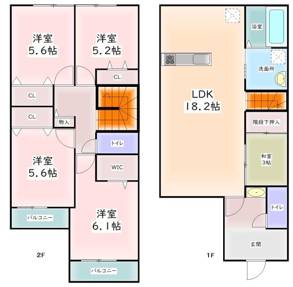 泉大津市北豊中町3丁目　B棟