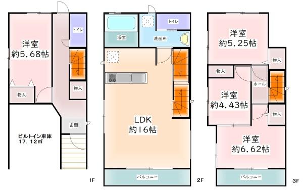 堺市西区浜寺石津町西3丁　2号棟