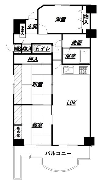 ハイロイヤル緑地公園パート2A棟