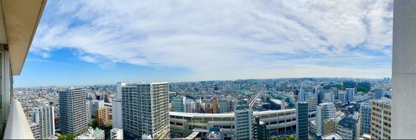 パークタワー東京フロント(現地からの眺望)