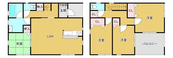 クレイドルガーデン山陽小野田市鴨庄第９（１号棟）