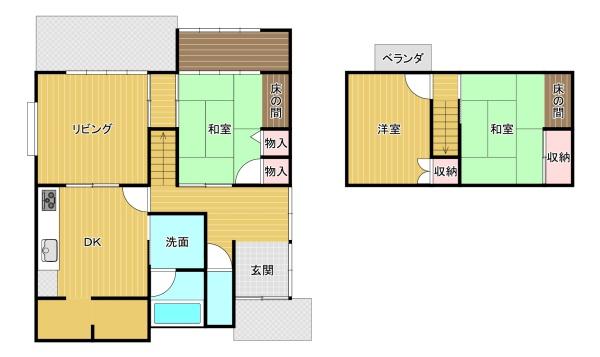 宇部市大字西岐波の中古一戸建