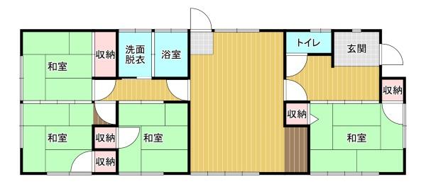 宇部市中村3丁目　平家