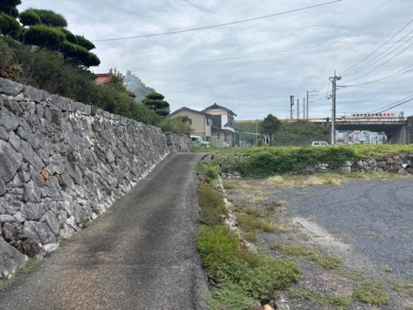 美祢市大嶺町東分の土地(前面道路含む現地写真)