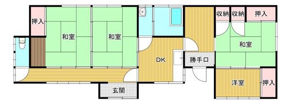 宇部市大字西岐波の中古一戸建