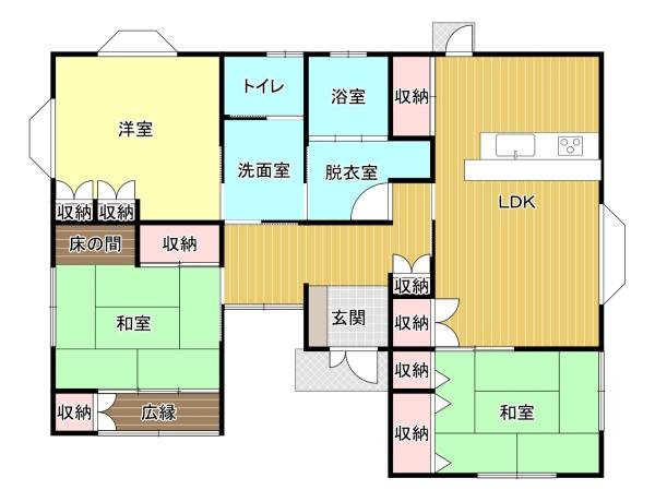 宇部市開２丁目　平家建