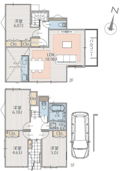 多摩区菅　新築一戸建て