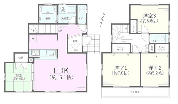 多摩区南生田　中古一戸建て