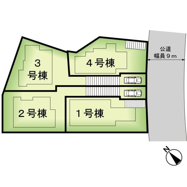 多摩区栗谷　新築一戸建て